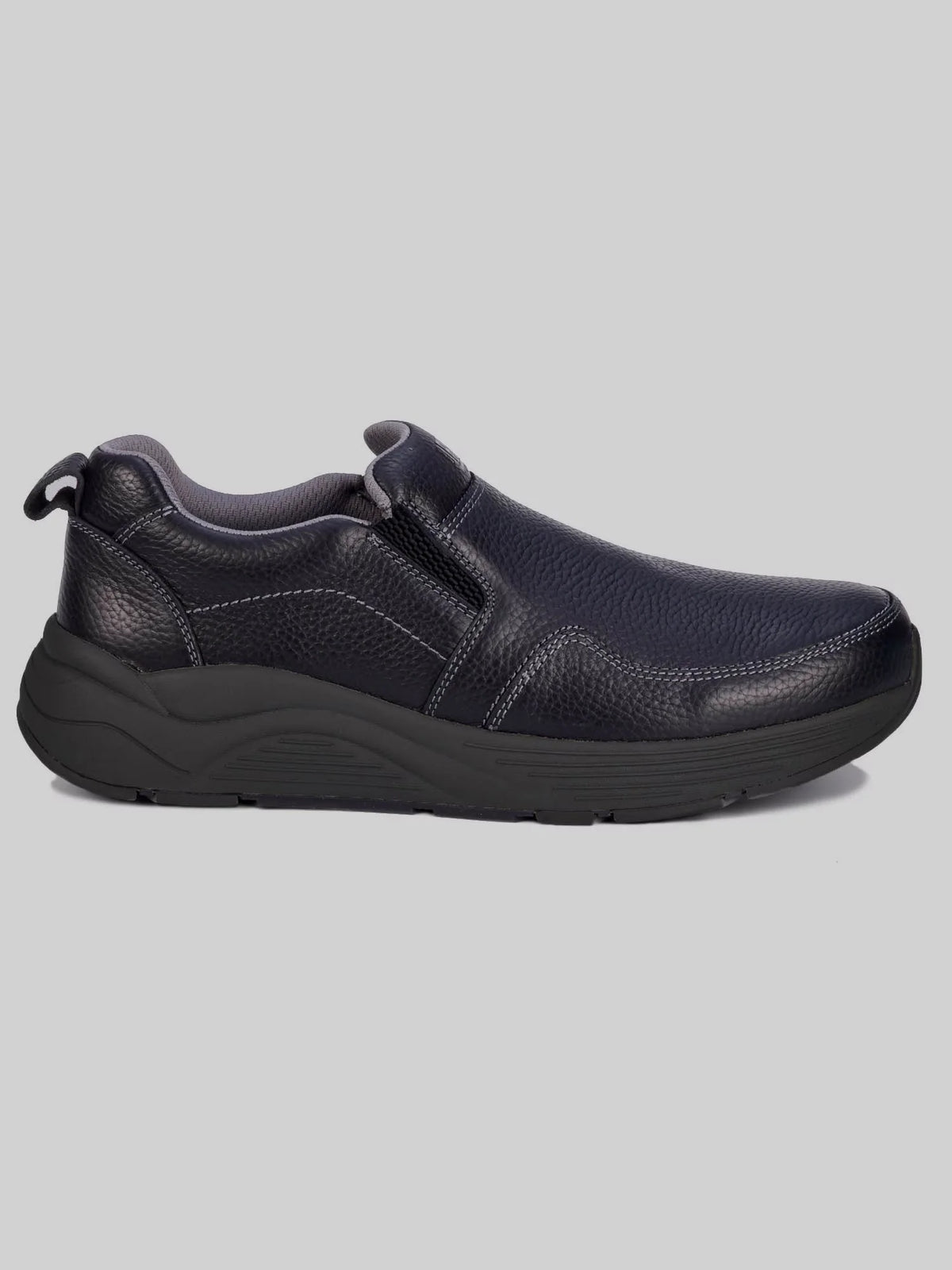 Match Moc Toe Casual Slip‑On Shoes