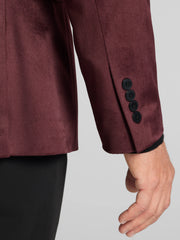 Skinny Fit Velvet Dinner Jacket