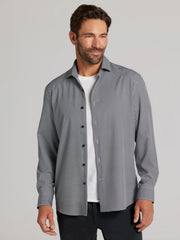 CHILLFLEX Modern Fit 4-Way Stretch Button Up Shirt
