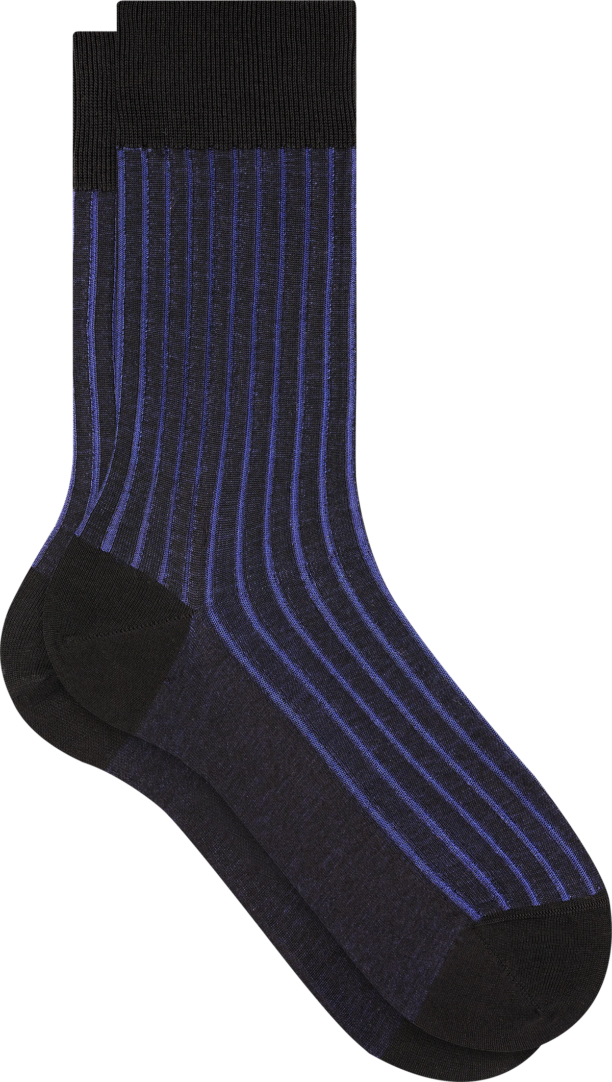Vertical Stripe Shadow Socks, 1-pair
