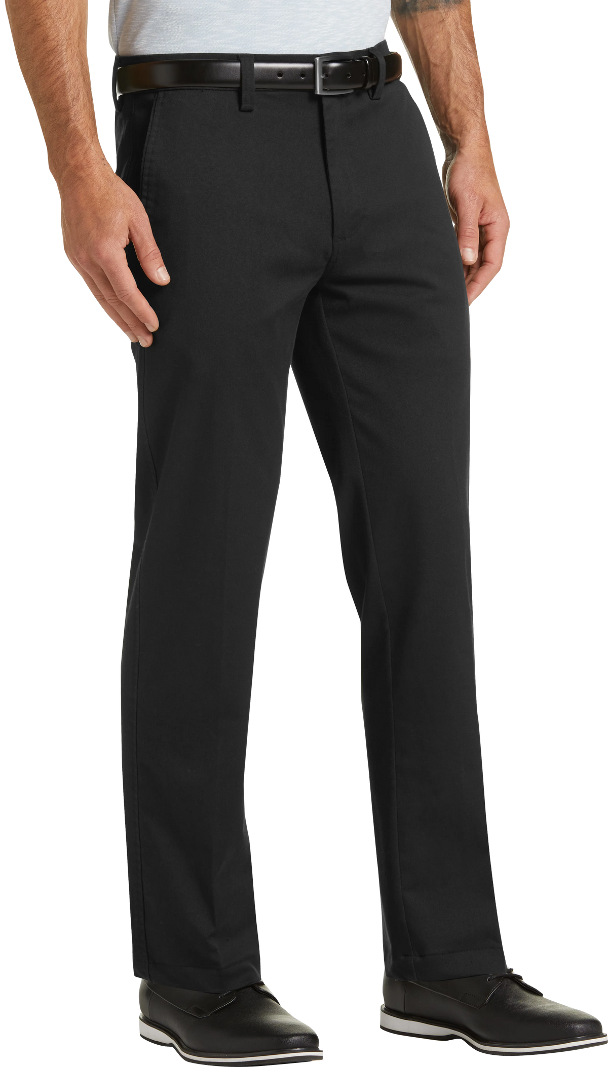 Iron Free Premium Khaki™ Straight Fit Flat Front Pant
