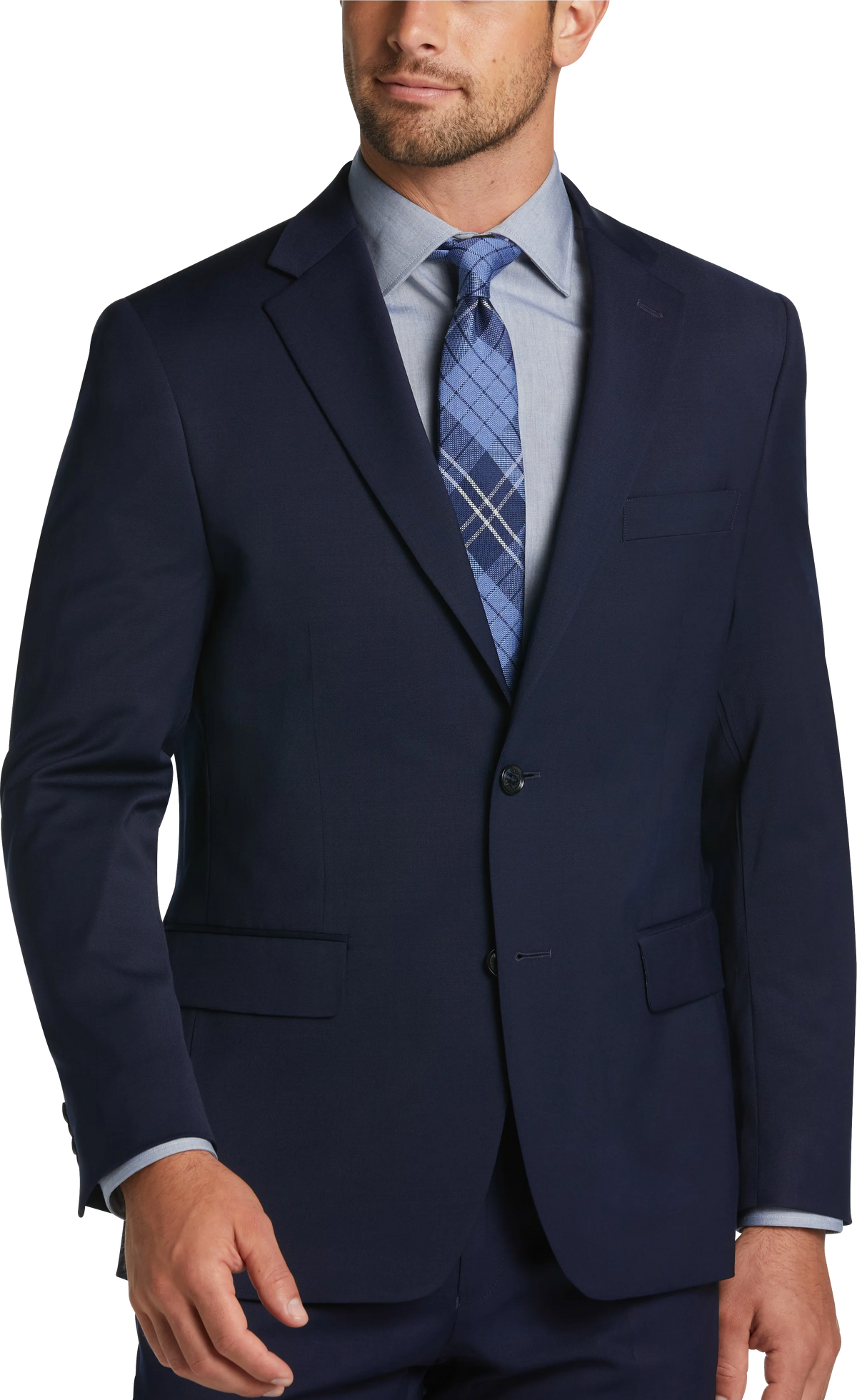 Modern Fit Premium Wool Blend Suit Jacket