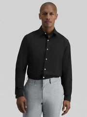 Smart Wash Slim Fit Solid Color Dress Shirt