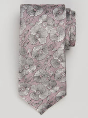 Linear Poppies Tie