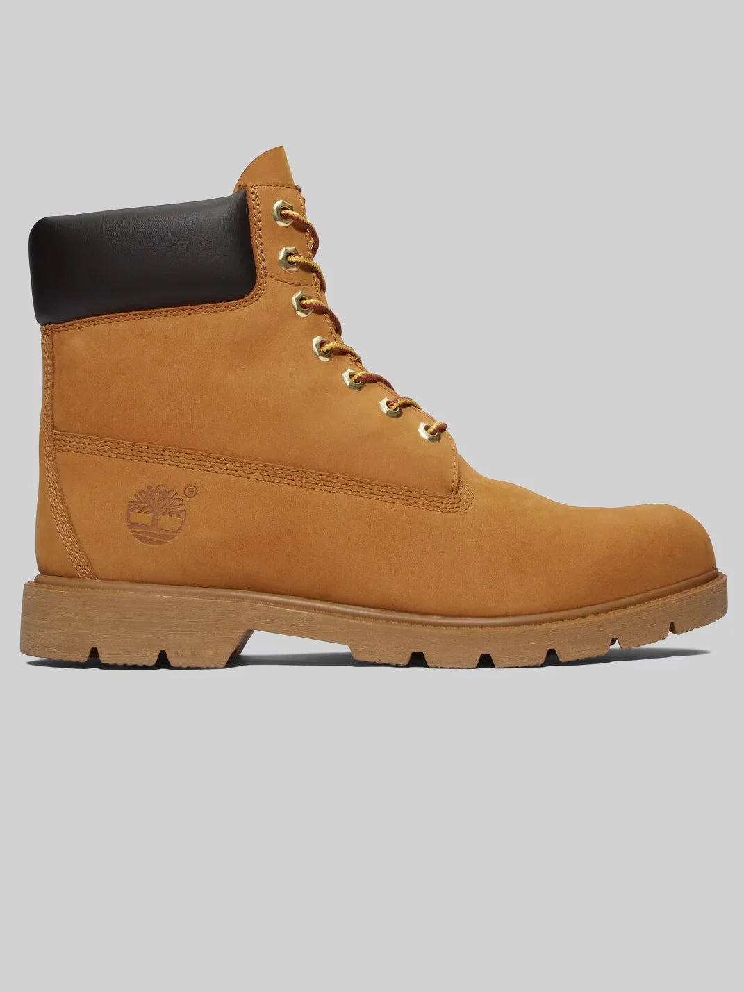 Classic Plain Toe Lace Up Waterproof Boots