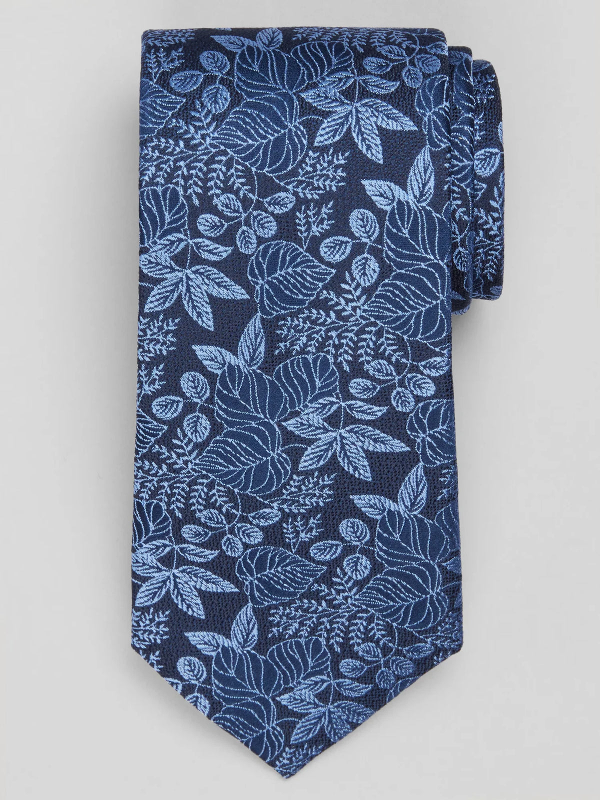Linear Meandering Floral Tie