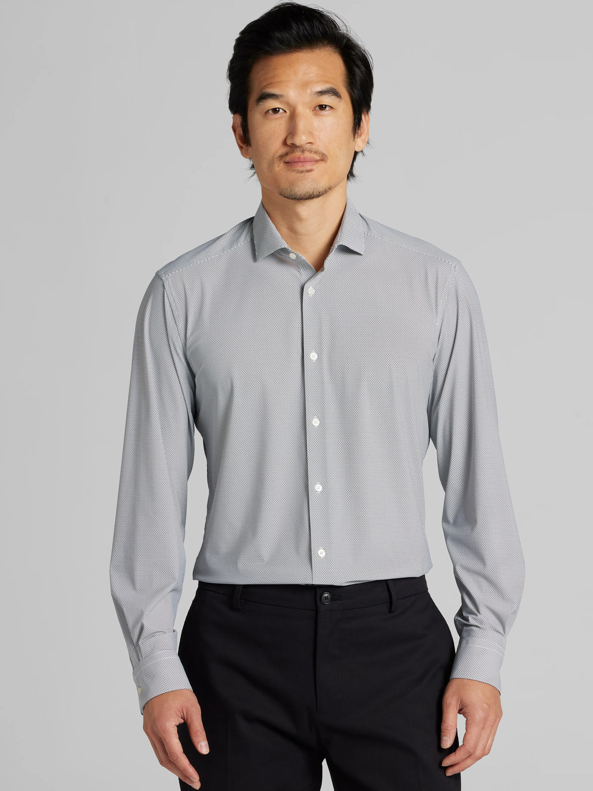 CHILLFLEX Slim Fit Star Dress Shirt