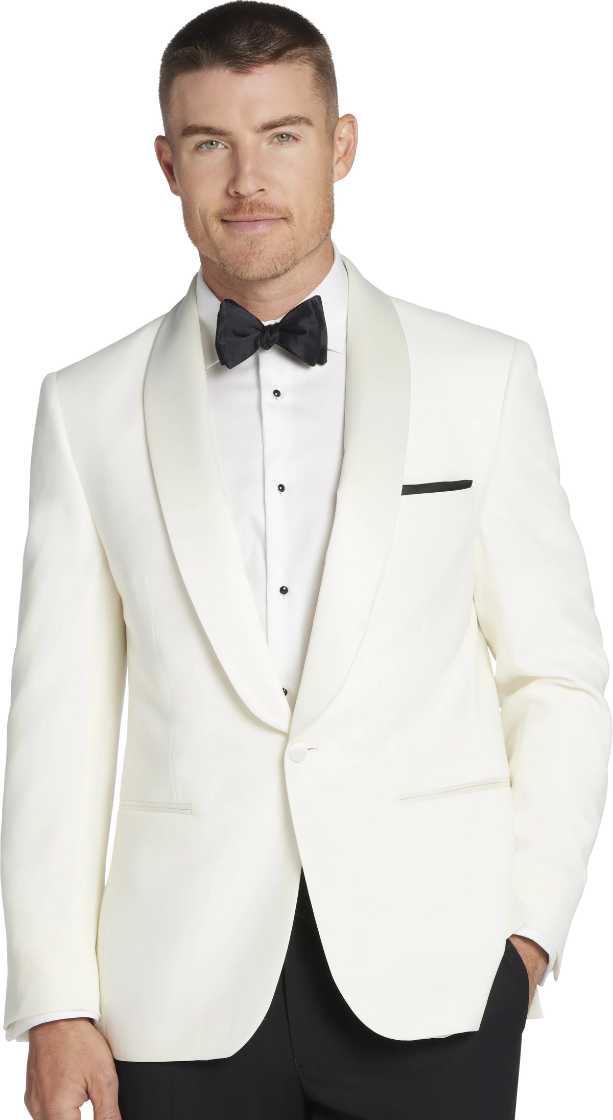 Slim Fit Premium Wool Blend Shawl Lapel Tuxedo Jacket
