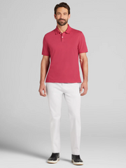 Modern Fit Pique Knit Polo Shirt