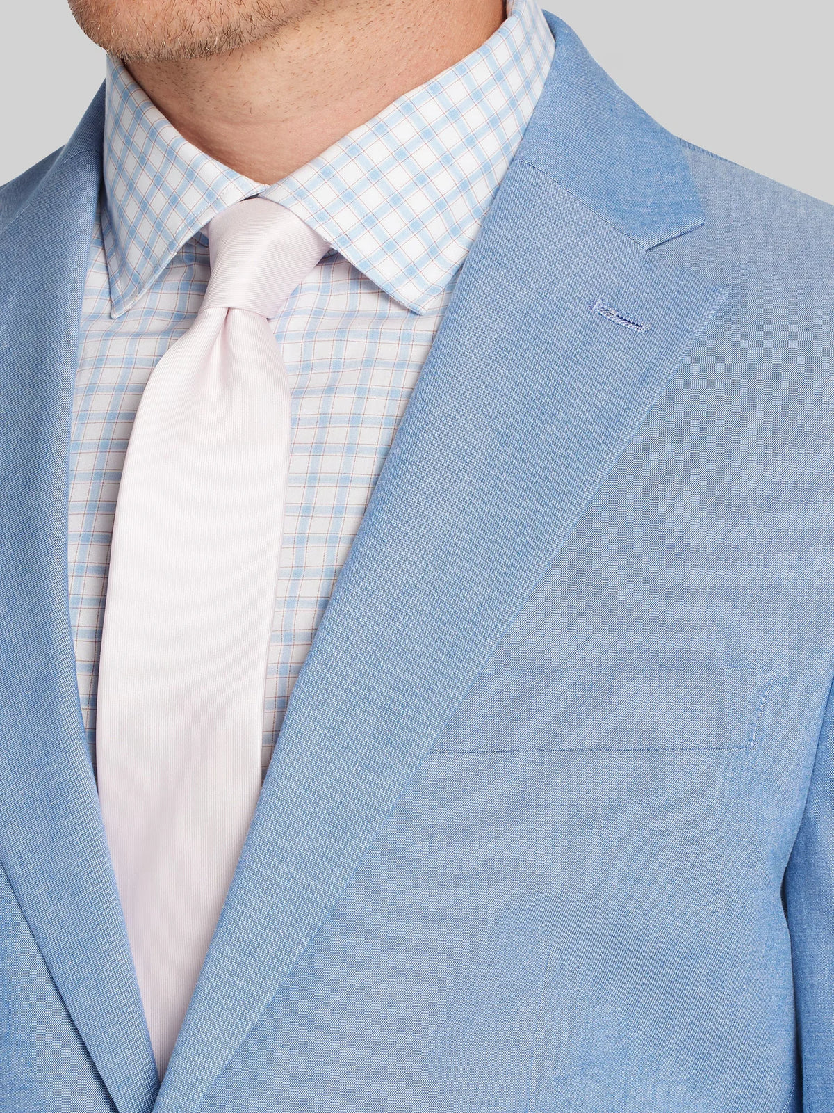 Modern Fit Cotton Blend Suit Jacket