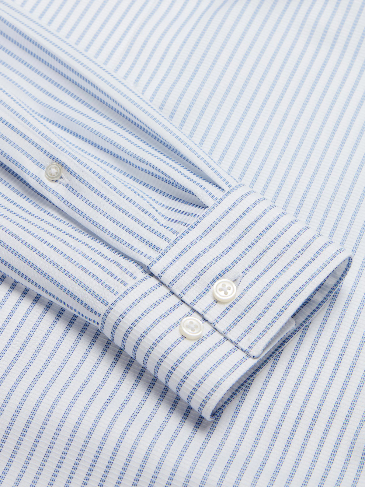 Slim Fit Ultra Performance Stretch Textured Stripe Dress Shirt