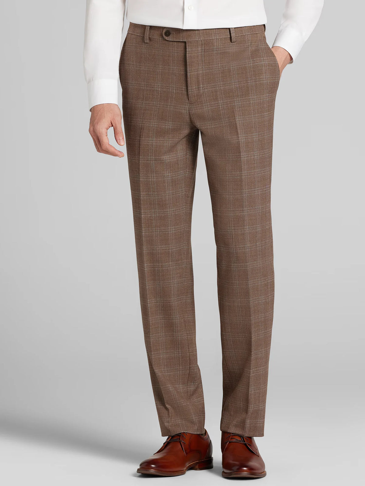 Slim Fit Premium Wool Blend Suit Pants