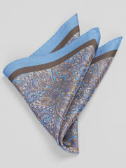 Painterly Paisley Pocket Square