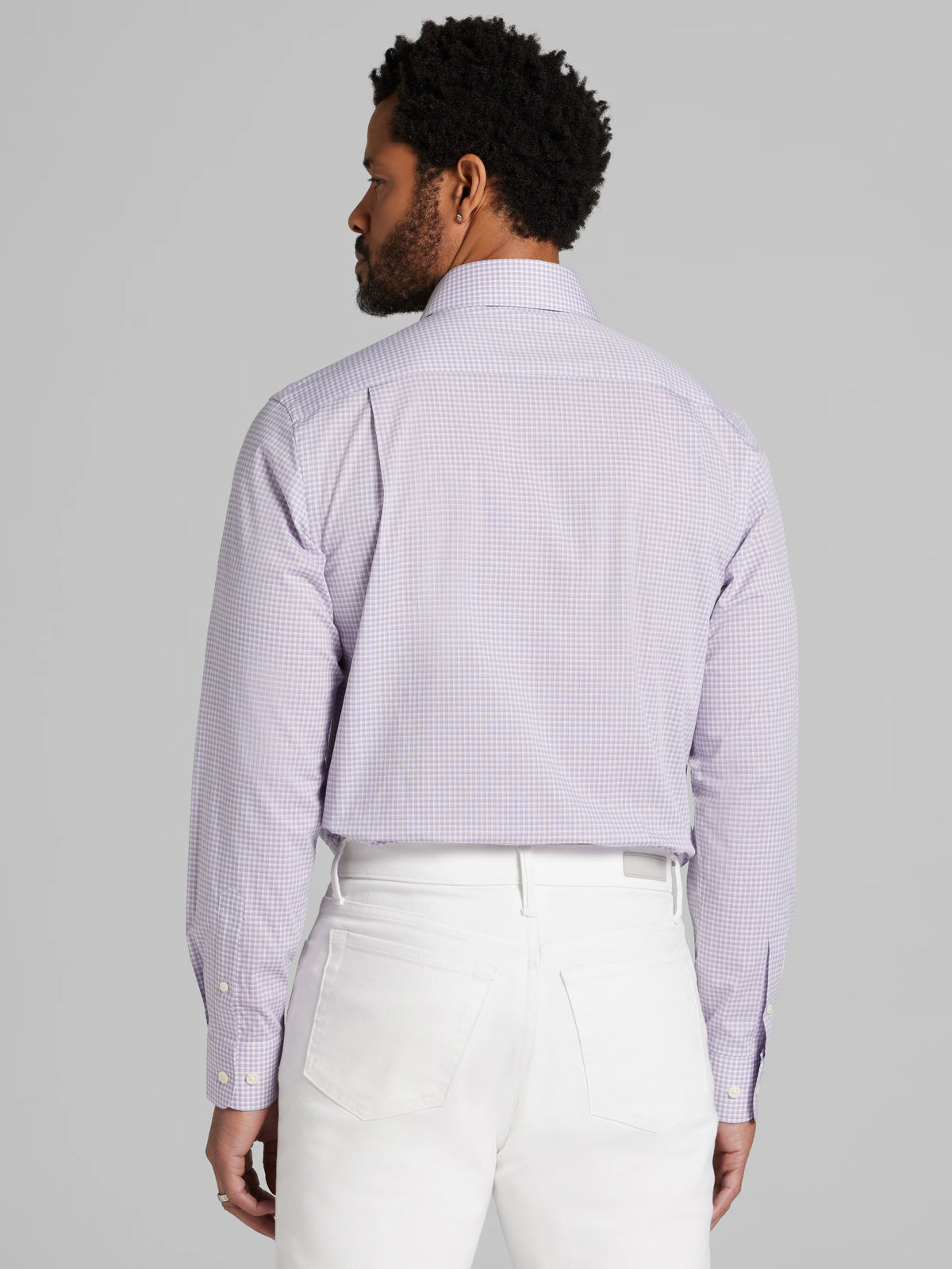 Modern Fit Check Dress Shirt