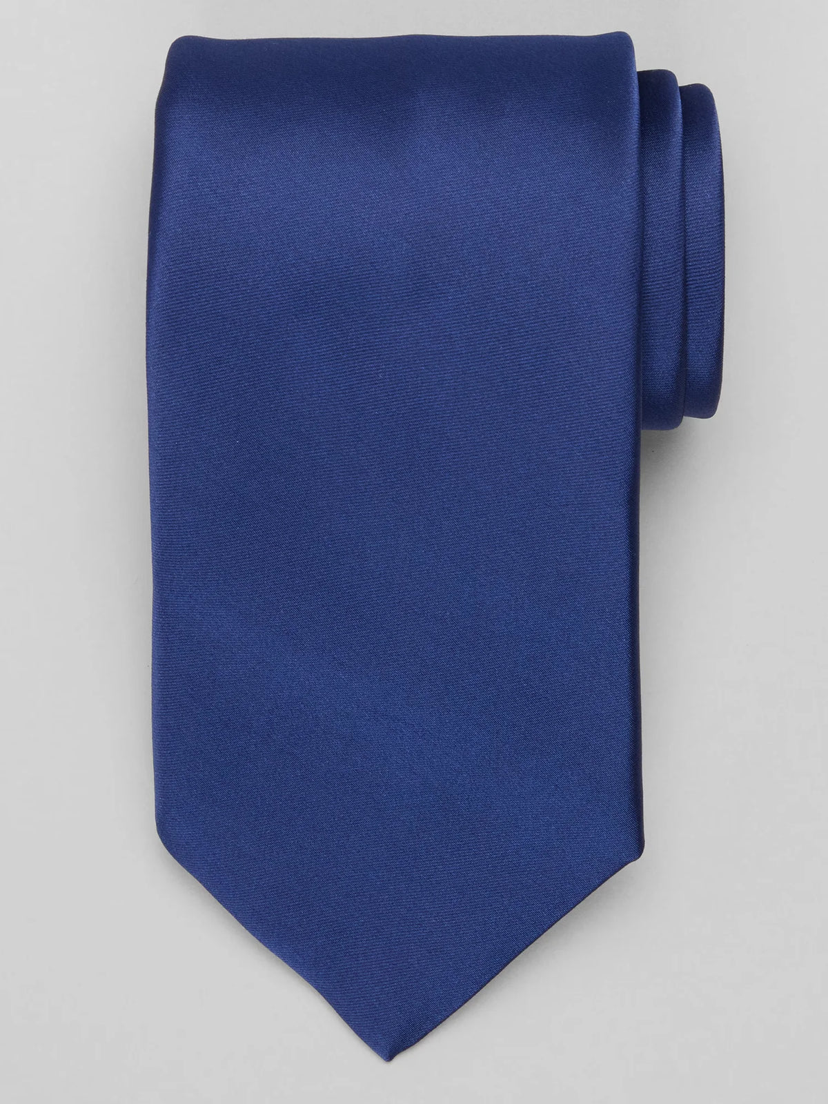 Washable Solid Satin Tie