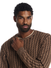 Braided Crewneck Sweater
