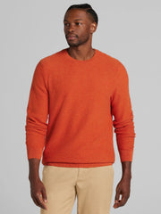 Textured Crewneck Sweater