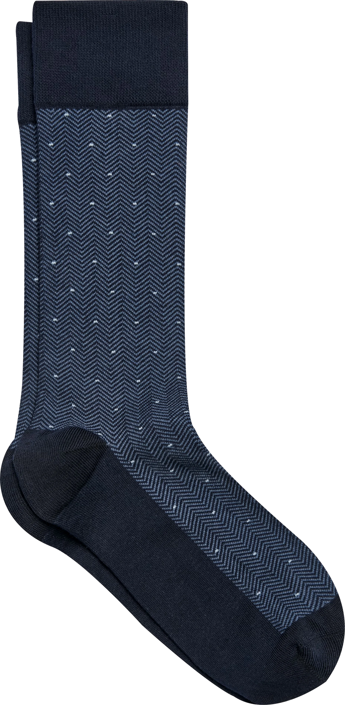 Chevron Stripe Pindot Socks, 1-pair
