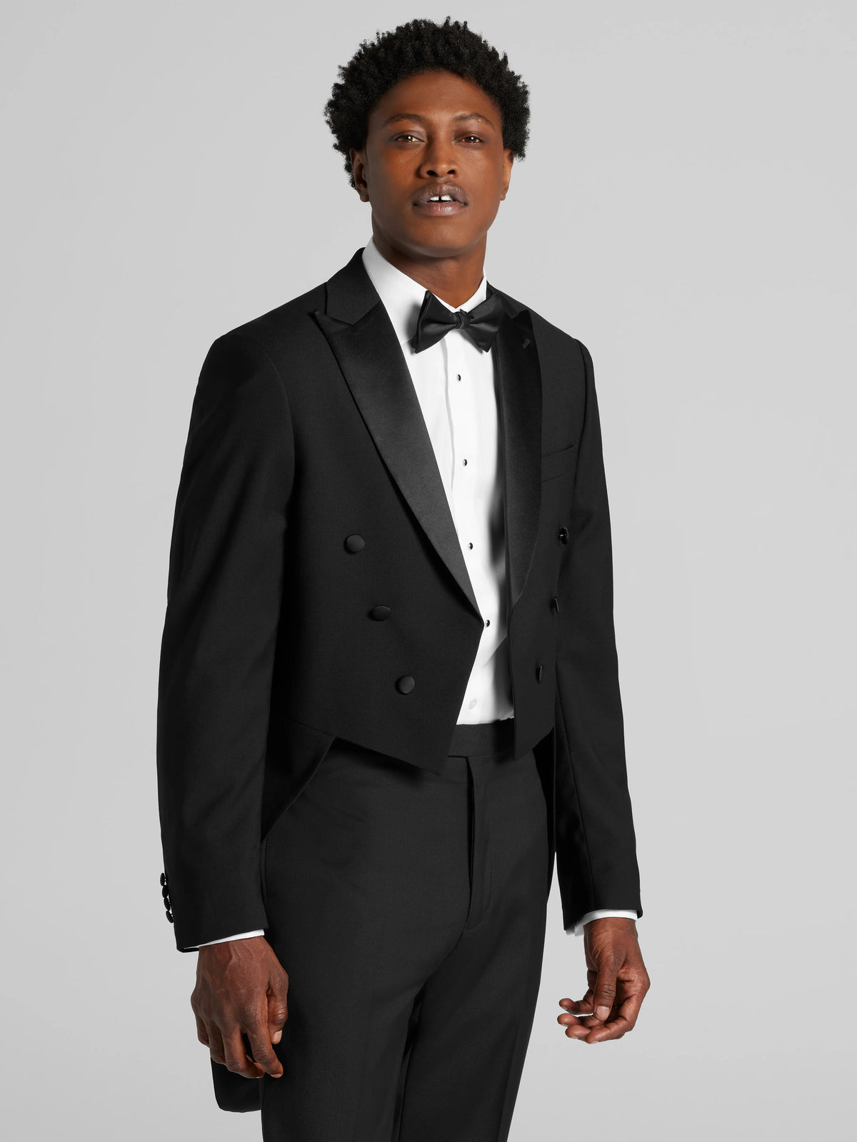 Modern Fit Premium Wool Blend Tailcoat Dinner Jacket