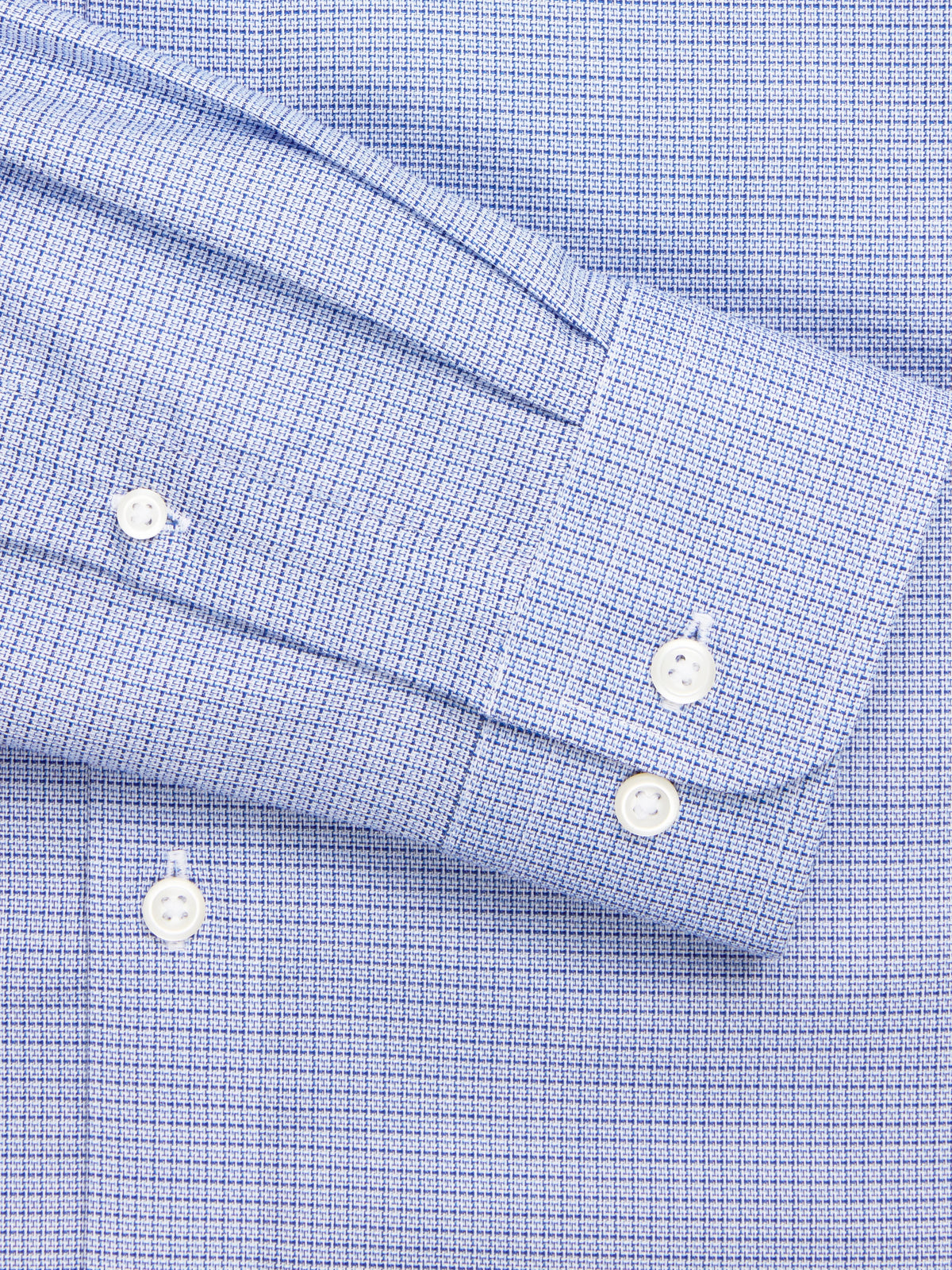 Classic Fit Solid Textured Dress Shirt