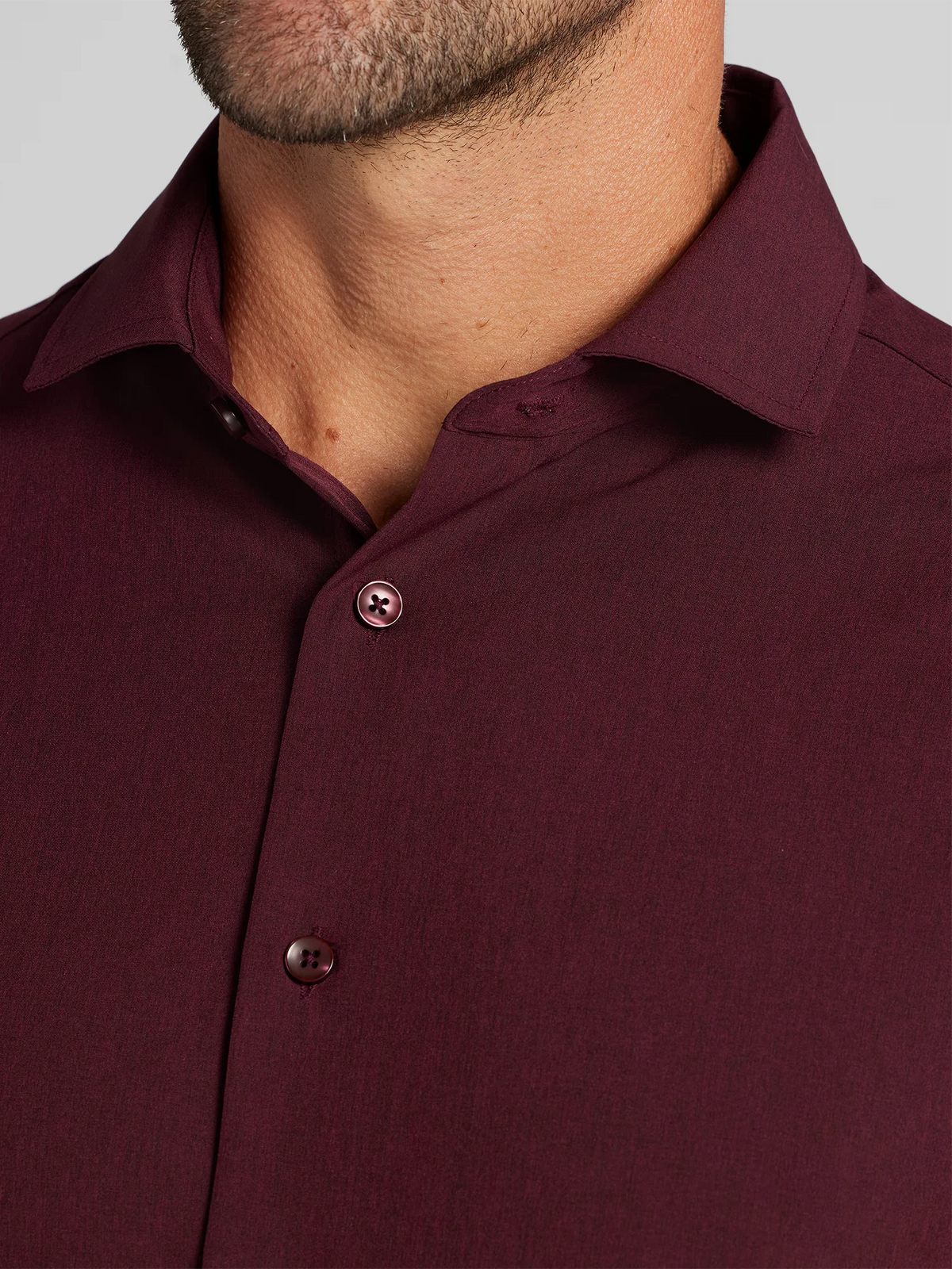CHILLFLEX Modern Fit Performance 4-Way Stretch Button Up Shirt