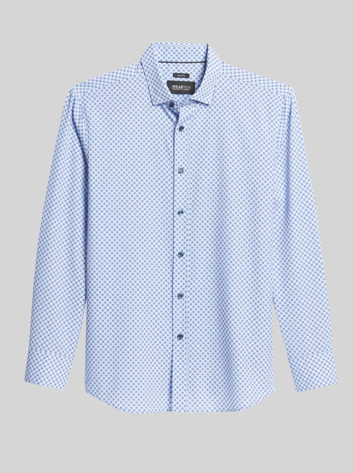 Slim Fit 4-Way Stretch Button Up Shirt