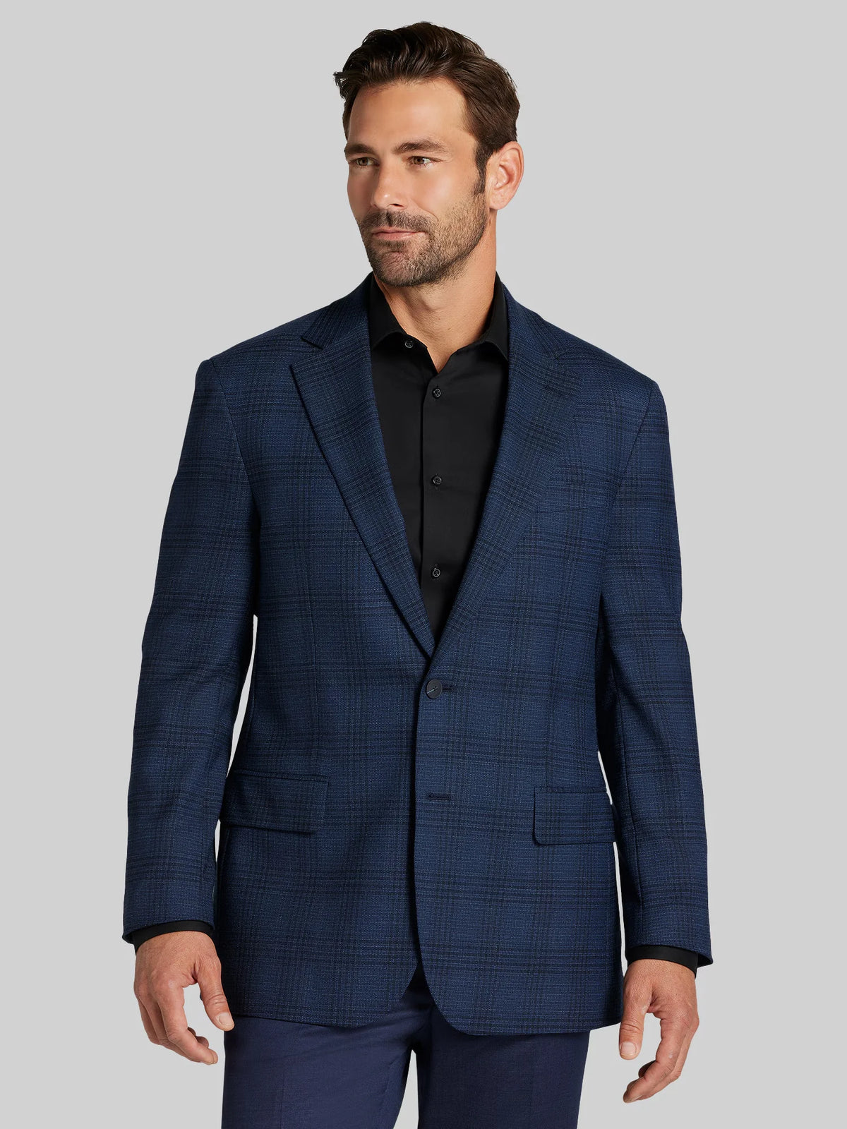 CHILLFLEX Modern Fit Plaid Sport Coat