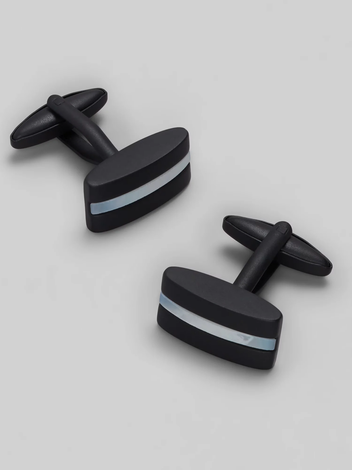 Stripe Rectangular Cufflinks