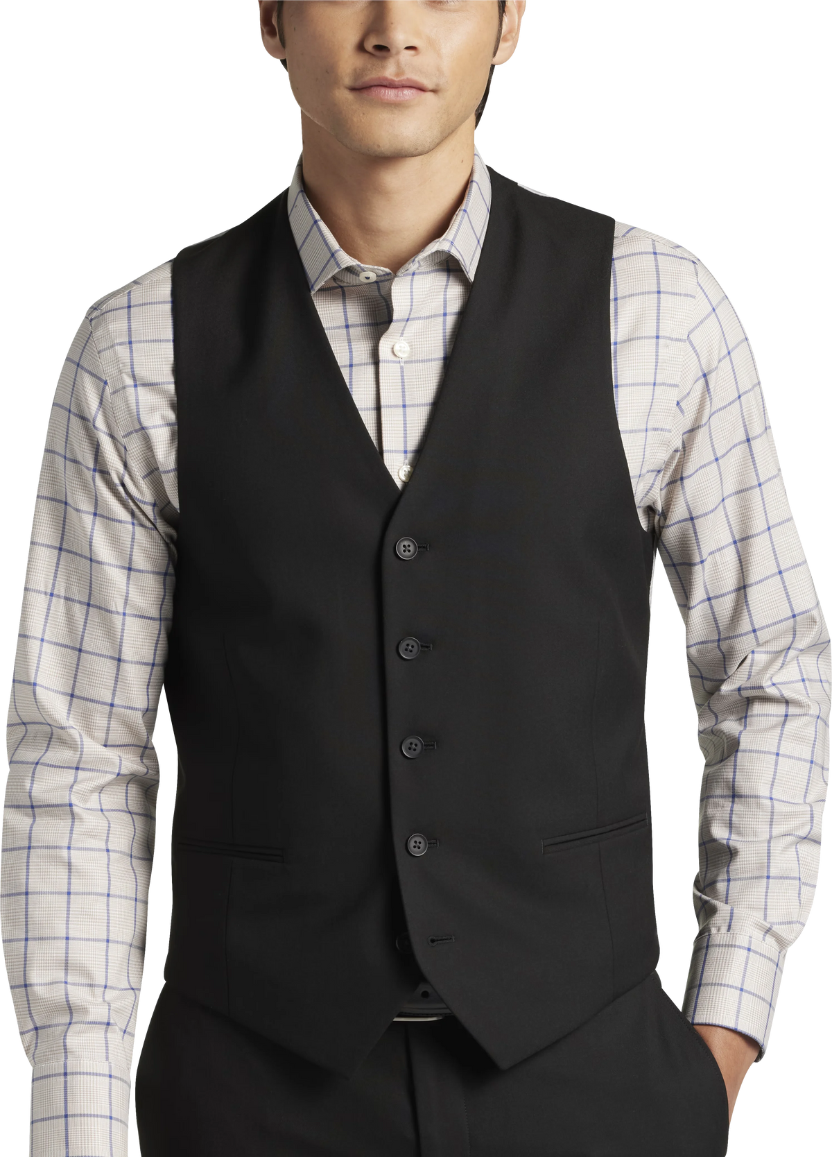 Skinny Fit Suit Vest
