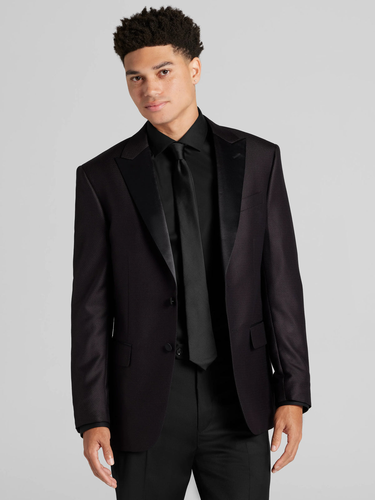 Slim Fit Satin Lapel Dinner Jacket