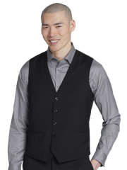 Slim Fit Premium Wool Blend Suit Vest