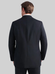 Tailored Fit Windowpane Wool Blend Premium Stretch Suit