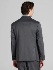 Relaxed Fit Double Breasted Suit Jacket