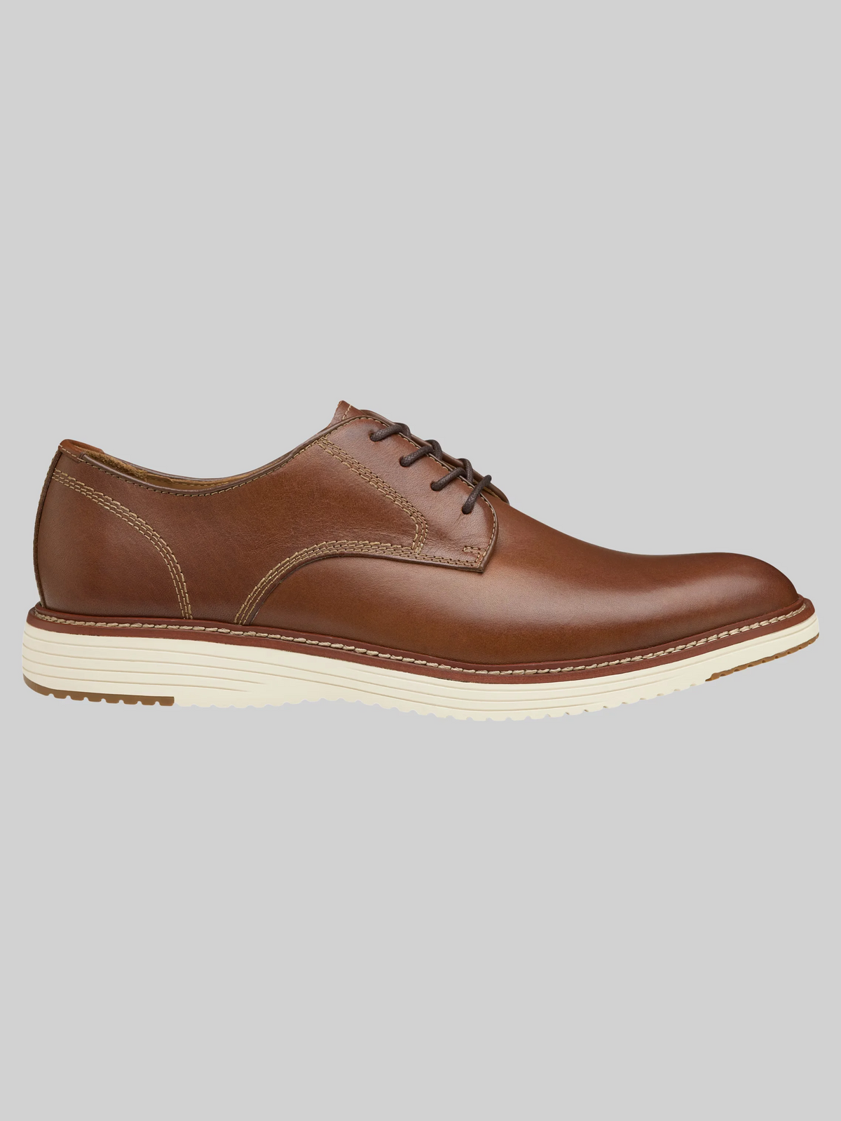 Upton Leather Plain Toe Lace-Up Oxford
