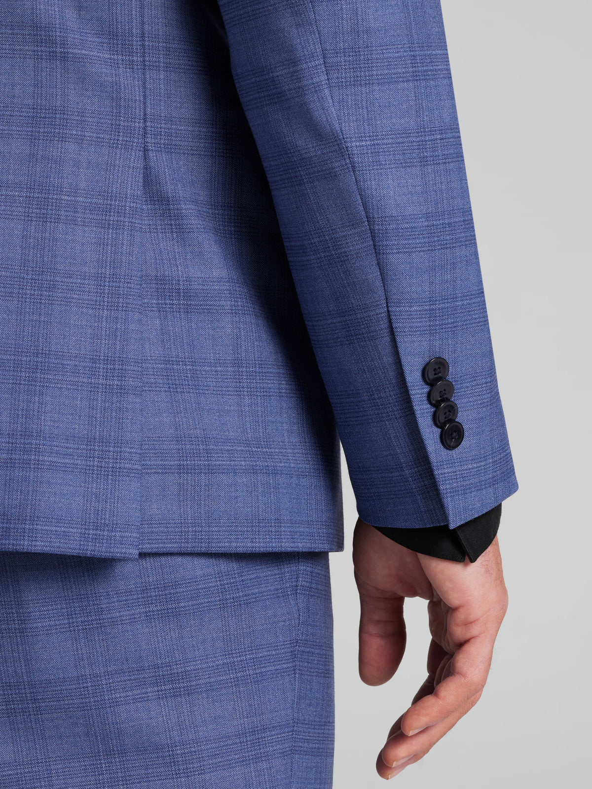 Slim Fit Plaid Suit