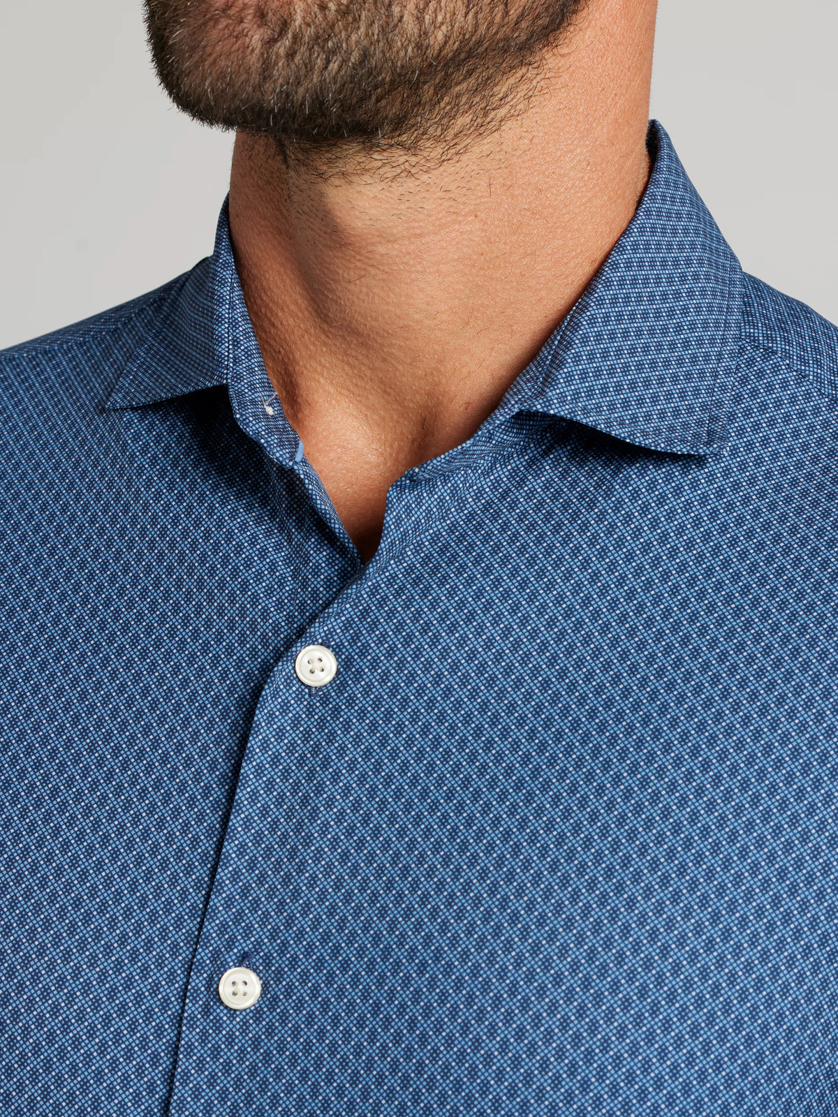 CHILLFLEX Modern Fit 4-Way Stretch Button Up Shirt