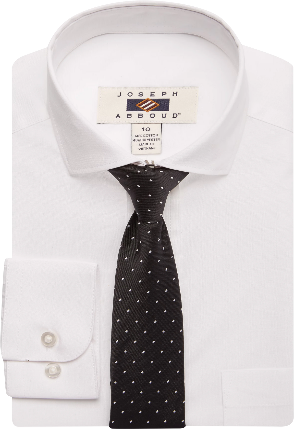 Boys Dress Shirt and Tie Combo