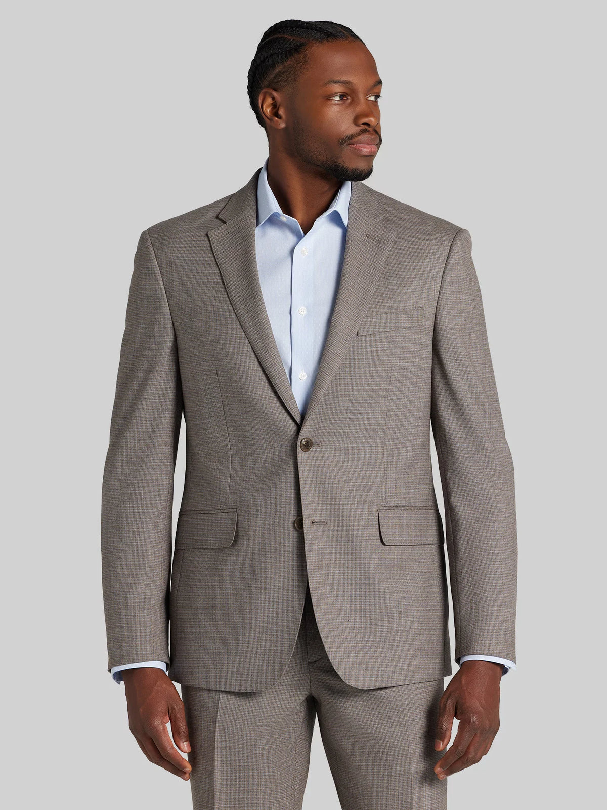 Classic Fit Premium Wool Blend Suit Jacket
