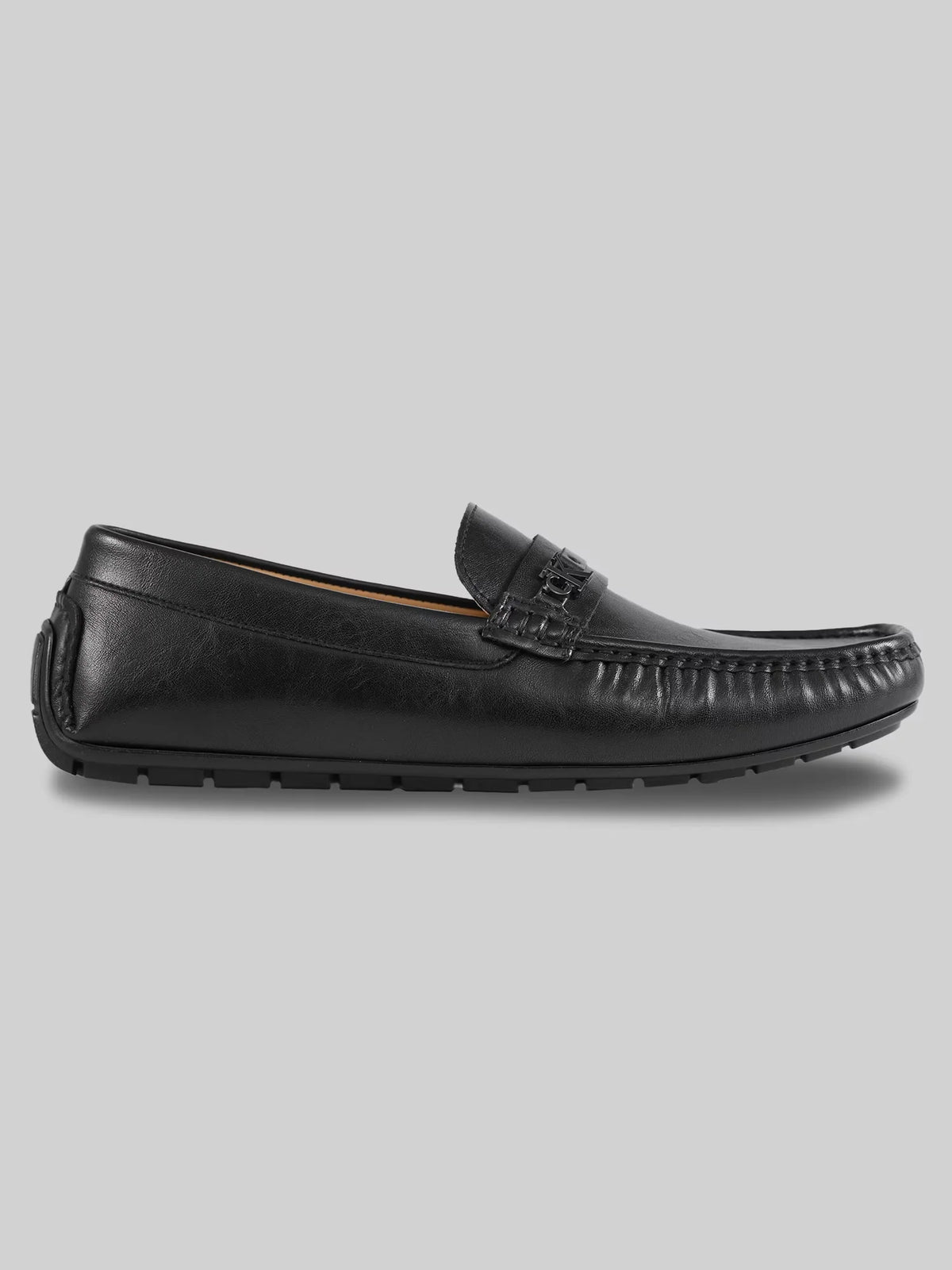 Fasek Casual Slip-On Moc Toe Loafer
