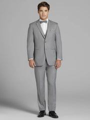 Gray Notch Lapel Suit