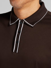Modern Fit Interlock Tipped Polo