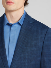 Slim Fit Plaid Suit
