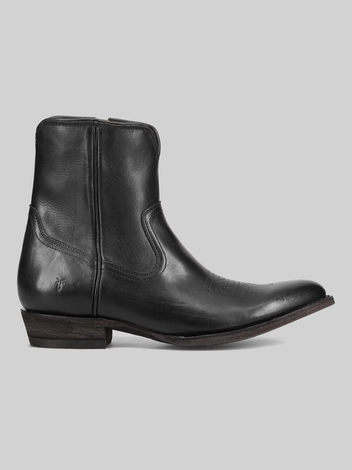 Austin Inside Zip Plain Toe Boots