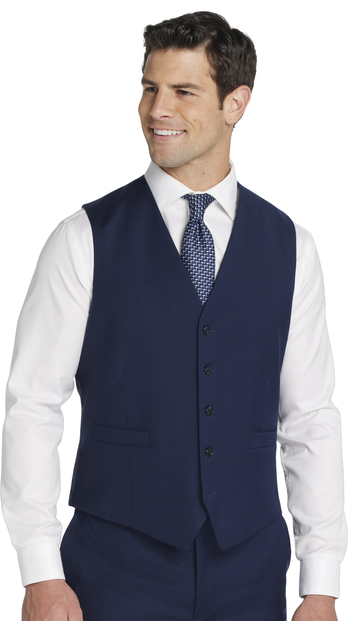 Classic Fit Premium Wool Blend Suit Vest