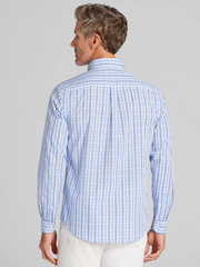 Modern Fit Plaid Button Up Shirt