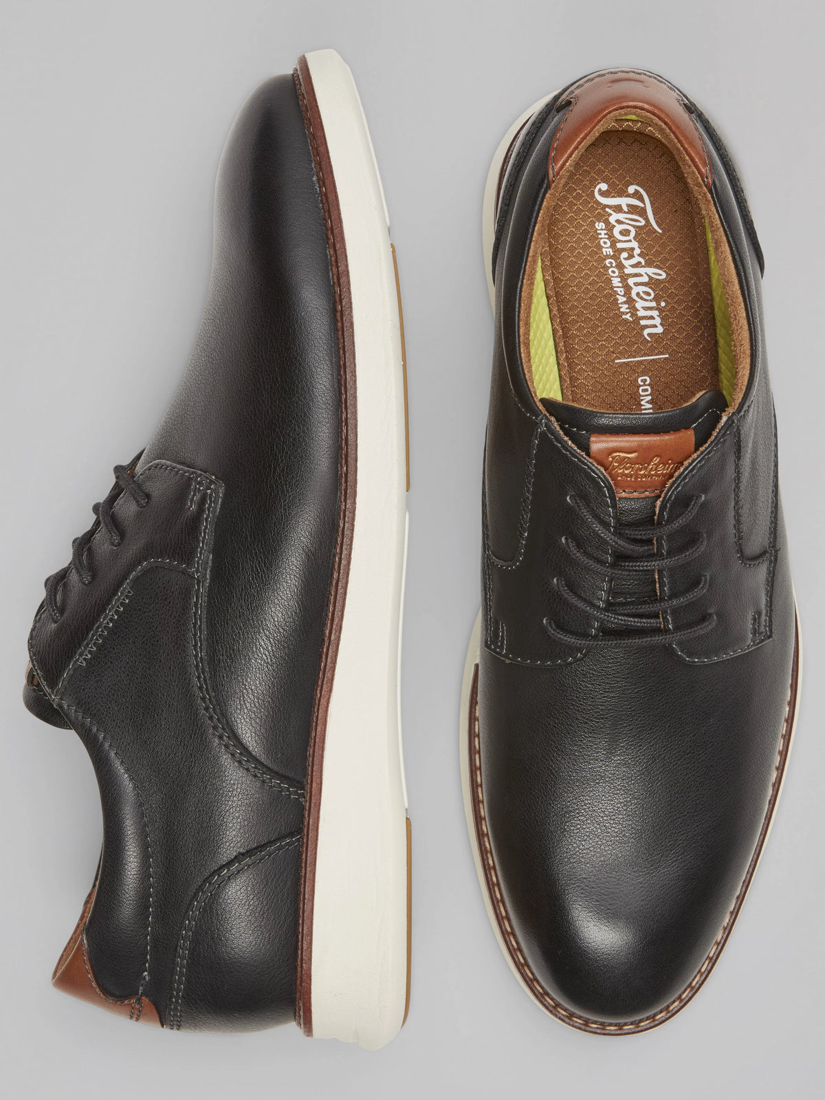 Lance Leather Plain Toe Oxfords