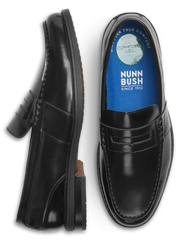 Lincoln Leather Moc Toe Penny Loafers