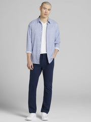 Slim Fit 4-Way Stretch Button Up Shirt