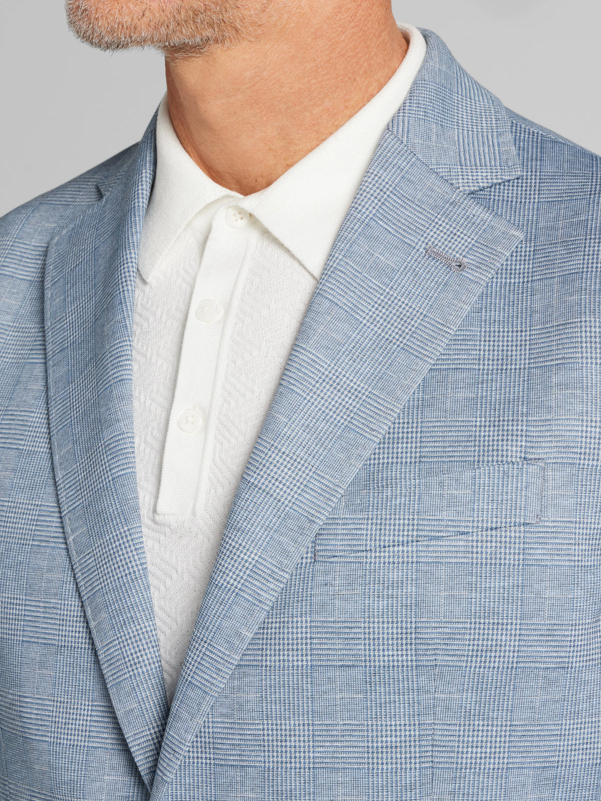 Modern Fit Knit Suit Jacket