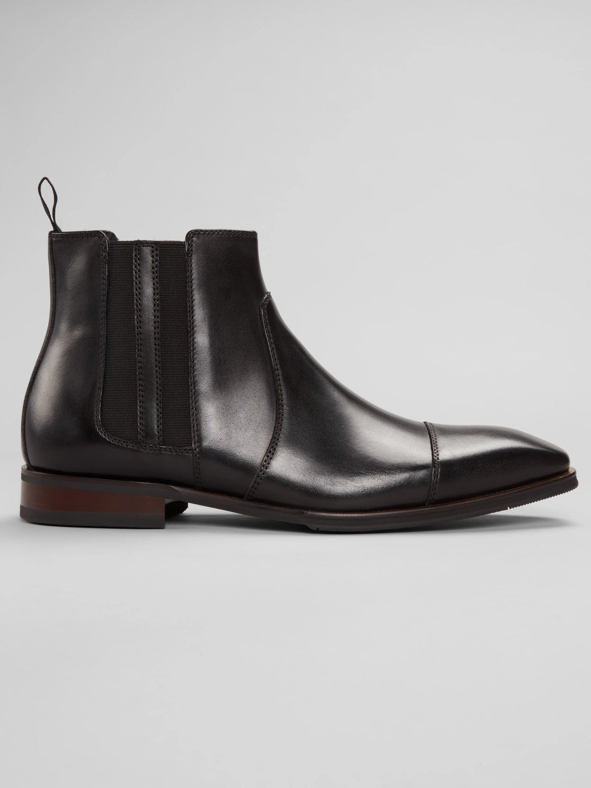 Crest Cap Toe Chelsea Boots